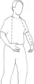 Qigong holding the belly exercise position